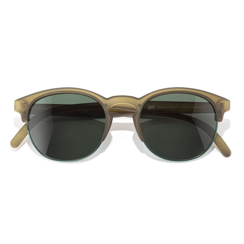 Avila - Olive Forest - olive sunglasses on white background