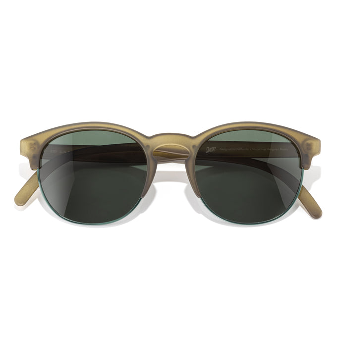 Avila - Olive Forest - olive sunglasses on white background