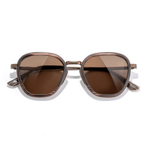 Bernina - Wire Tortoise Amber - wire tortoise sunglasses