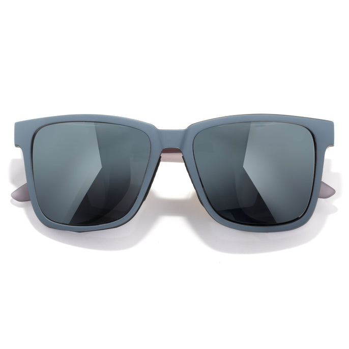 Couloir - Storm Silver Cat 4 - Sunglasses with gray frames and dark lenses on a white background