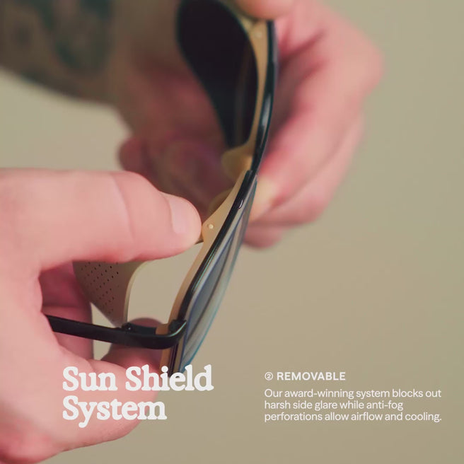Video showing the Ferrata's removable, magnetic Sun Shield System.