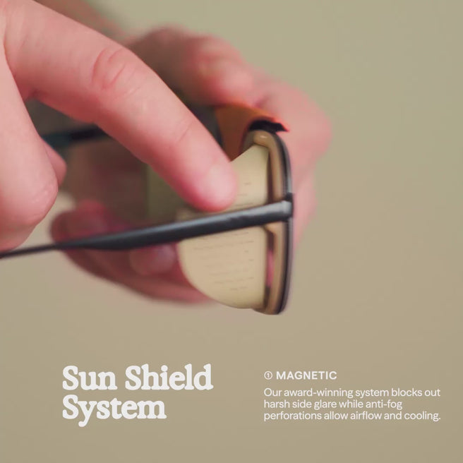 Video showing the Ferrata's removable, magnetic Sun Shield System.