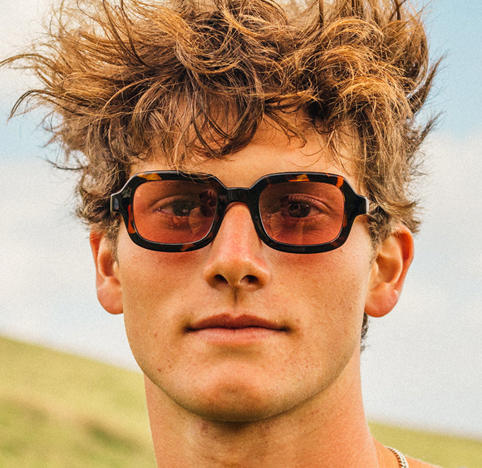 man in wild eyes sunglasses