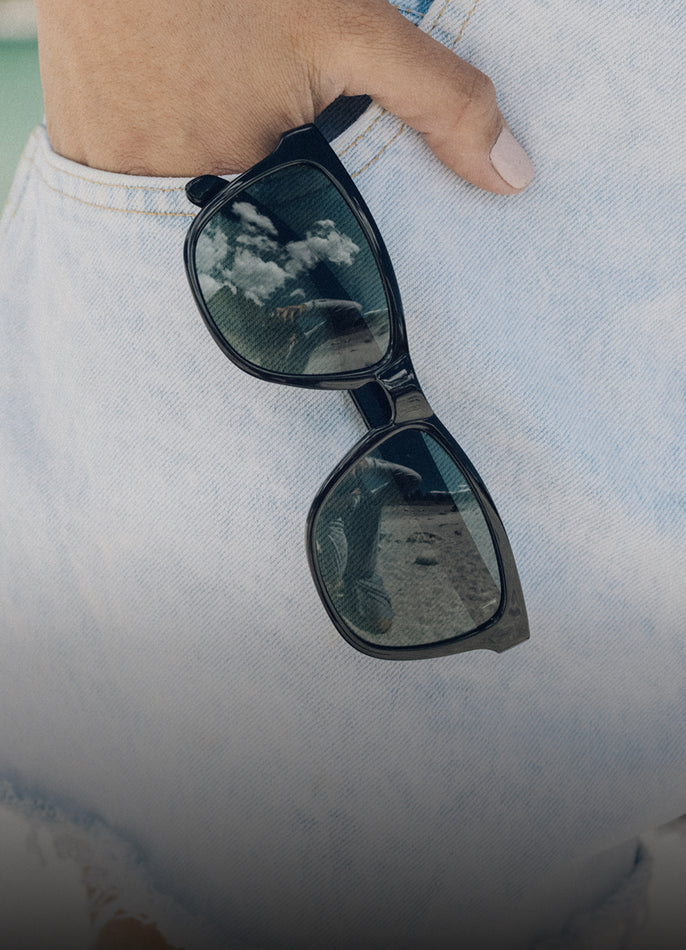 madrona sunglasses in pocket