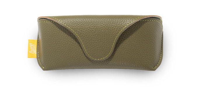 Sunski Hardcase - Olive - sunski olive hard case front angle