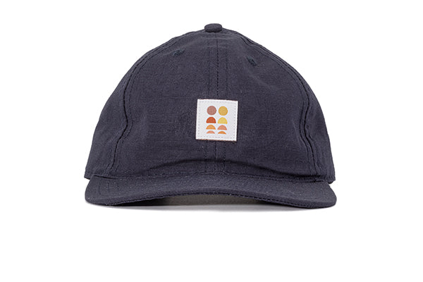 sunski sun up hat navy front angle