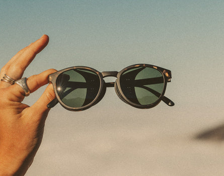 hand holding sunski tera sunglasses 