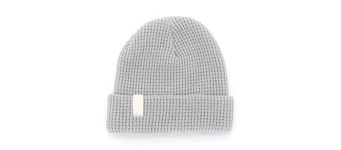 Winter Sun Beanie - Fog - sunski winter sun beanie fog flat lay