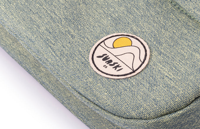 sunski carry sling sage close up of material